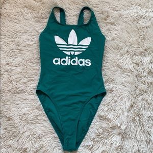 Adidas high waisted one piece